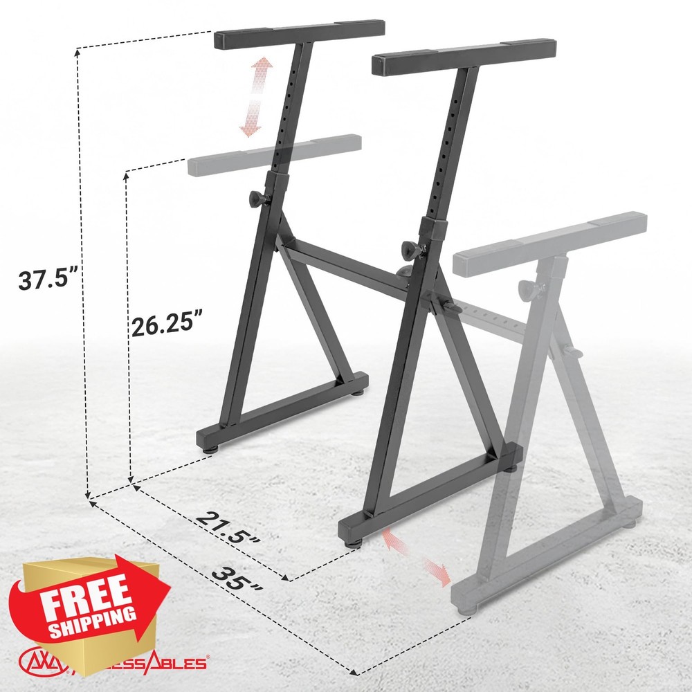AxcessAbles Keyboard Stand DJ Controller Desk 36"