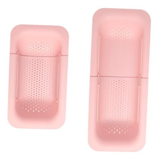 Over the Sink Expandable Colander, Extendable Strainer, Adjustable from 14.5
