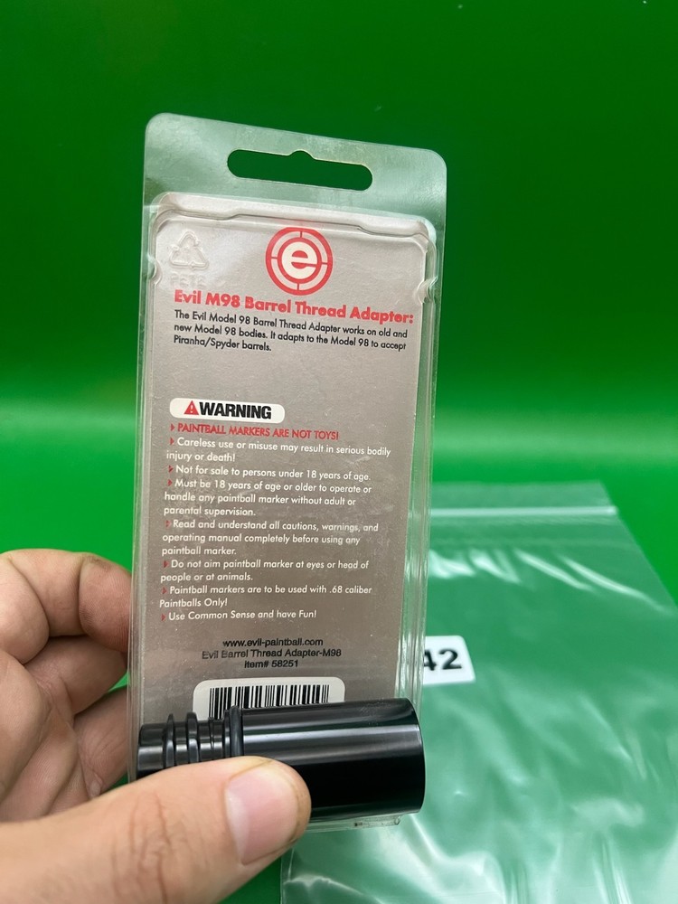 Evil M98 Barrel Thread Adapter Black