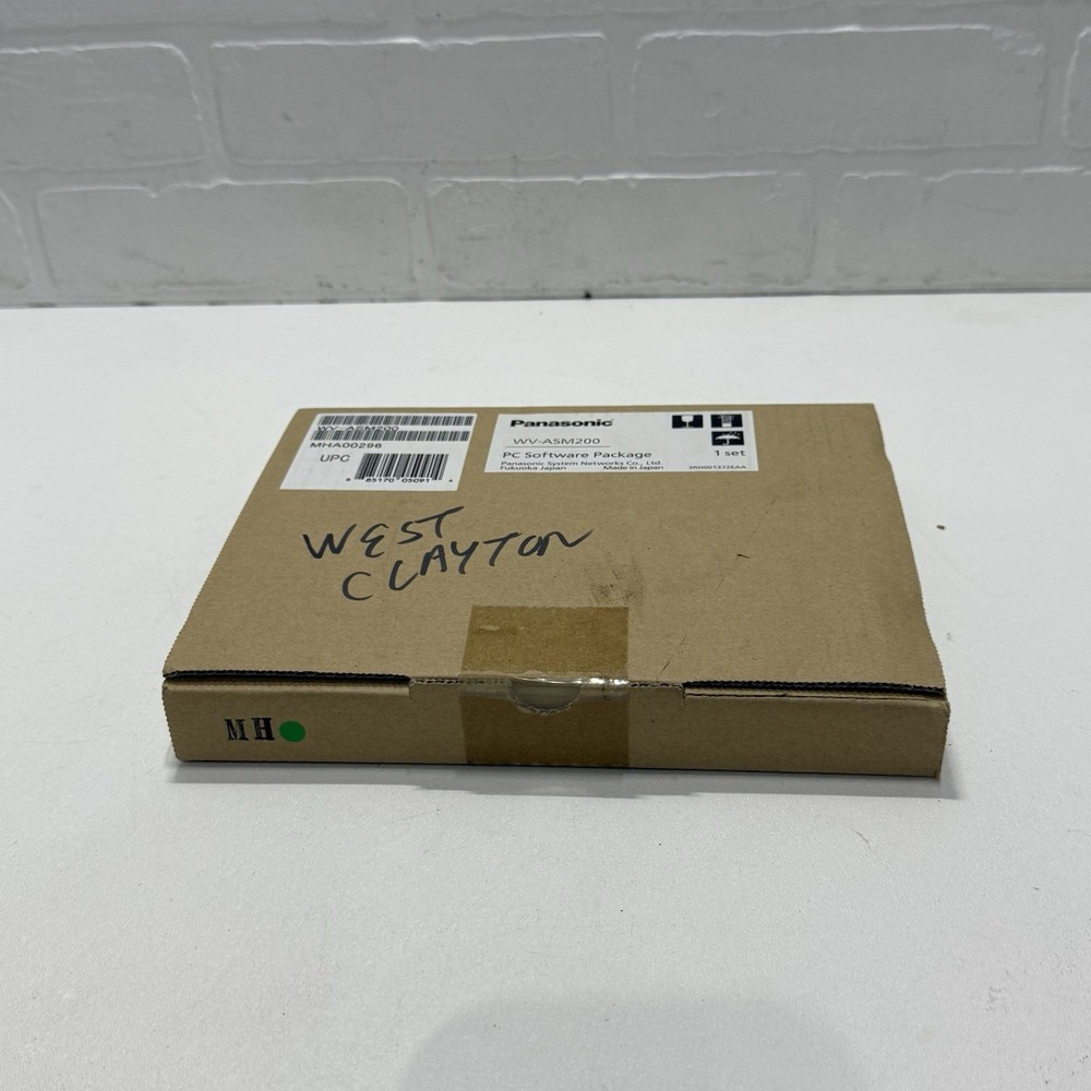 NEW - Panasonic WV-ASM200 PC Software Package