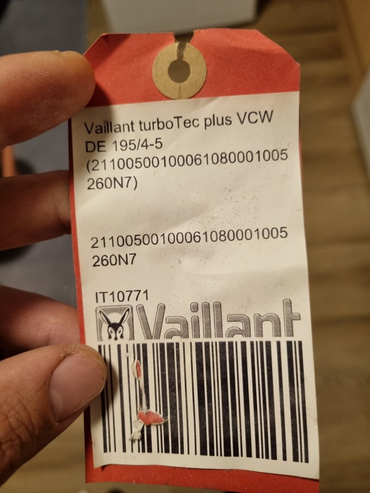vaillant turbo tec plus vcw de 195/4-5