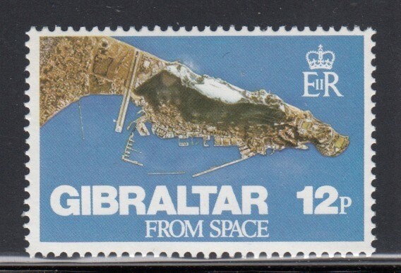 GIBRALTAR Gibraltar From Space MNH stamp