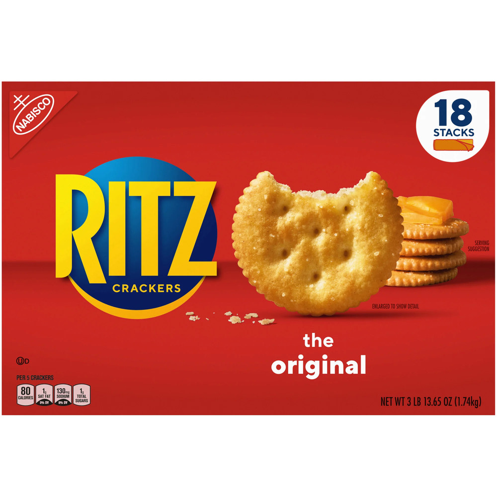 Ritz Crackers, 61.65 oz, 18 count