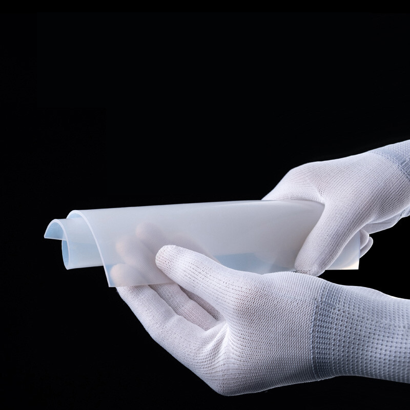 Silicone Rubber Sheet White High Temperature Resistance Panel Mat 0.5-30mm Thick