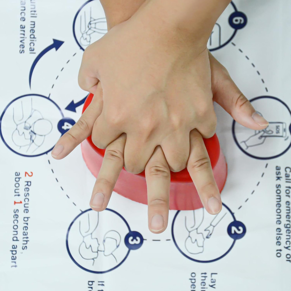 CPR Saver Training Kit，Hands Only CPR Trainer for First Aid Instructors, Nursing