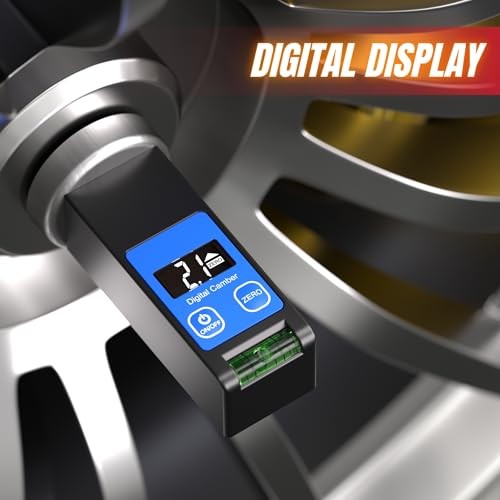 Digital Magnetic Camber Alignment Tool, Universal Automotive Wheel Alignment