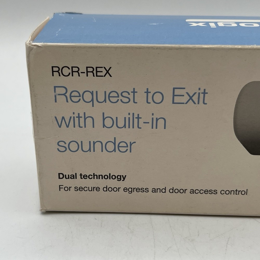 NEW!! Interlogix GE Security Request to Exit Sounder Dual Technology - RCR-REX-W