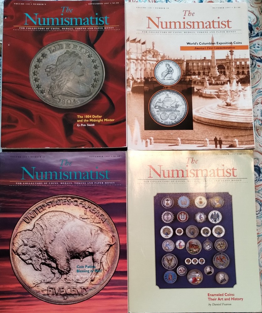 The Numismatist January - December 1997 ~ 12 Issues