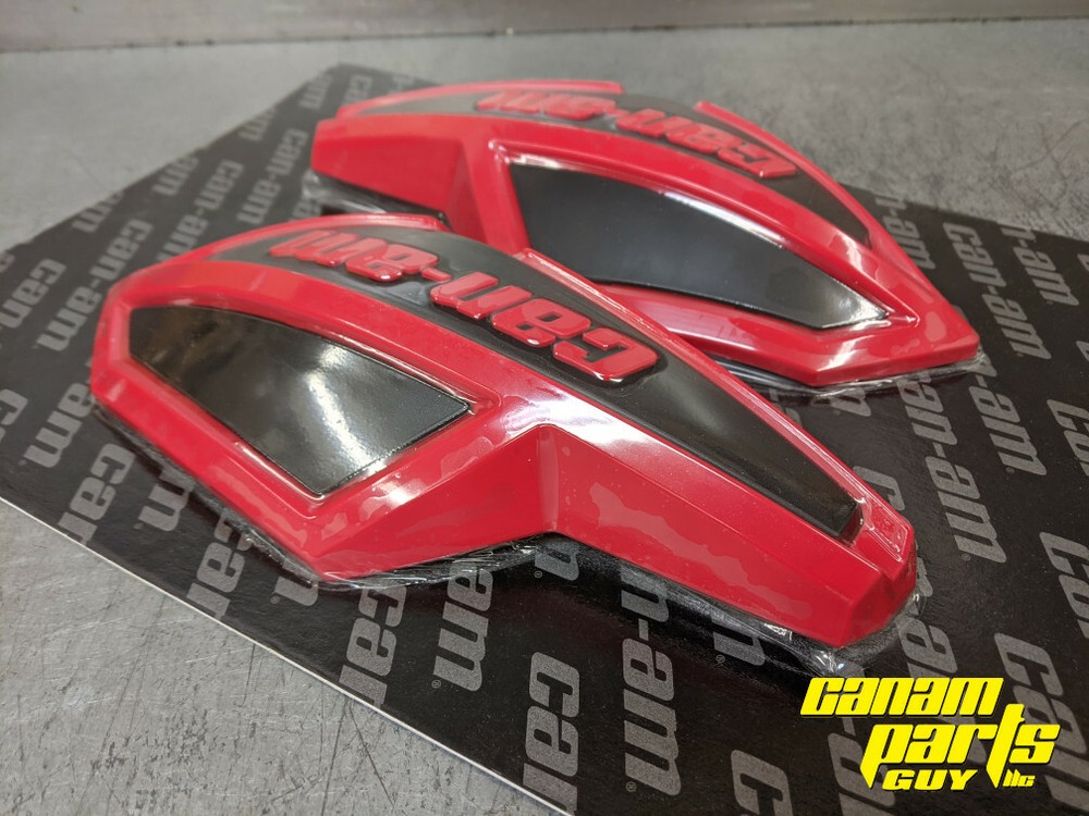 Can-Am Viper Red Handlebar Wind Deflector Pair 715006118