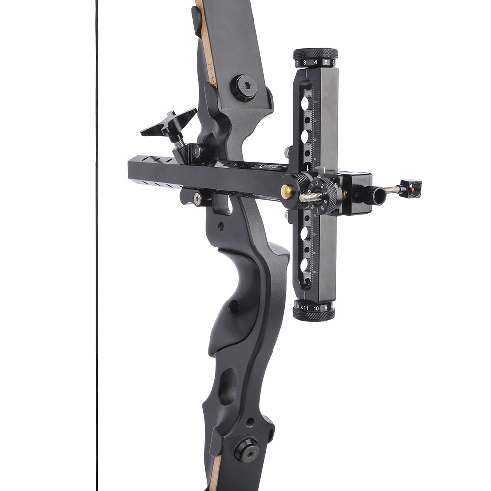 Archery Recurve Bow Sight Adjustable Competition Shooting Hunting Target