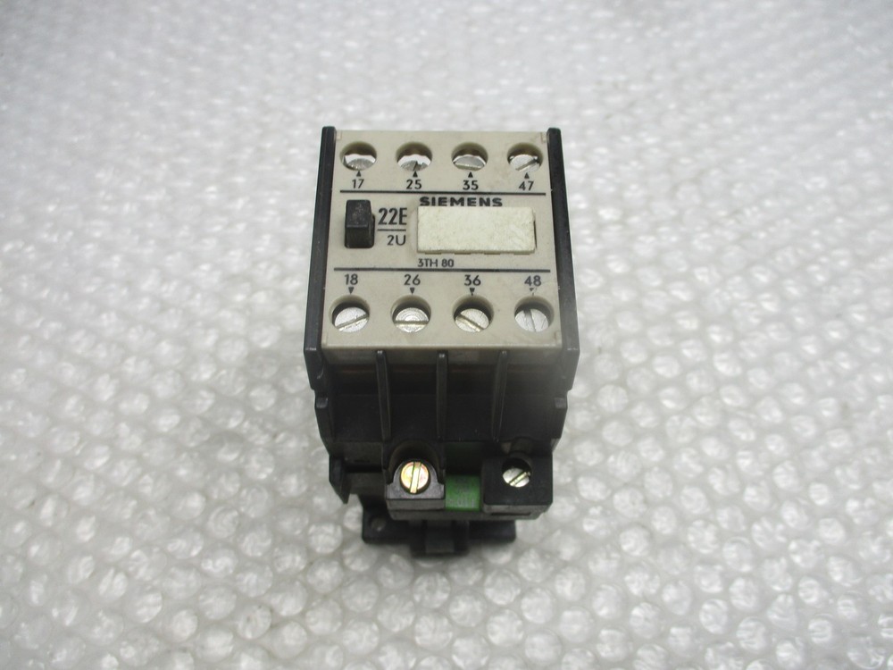 SIEMENS 3TH8092-0B CONTACTOR 110V UNMP