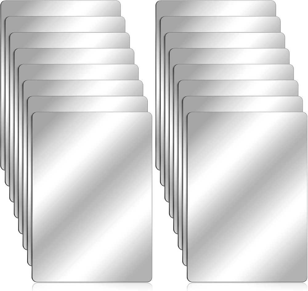 Shatterproof plastic mirror surface, double-sided protective film reflector