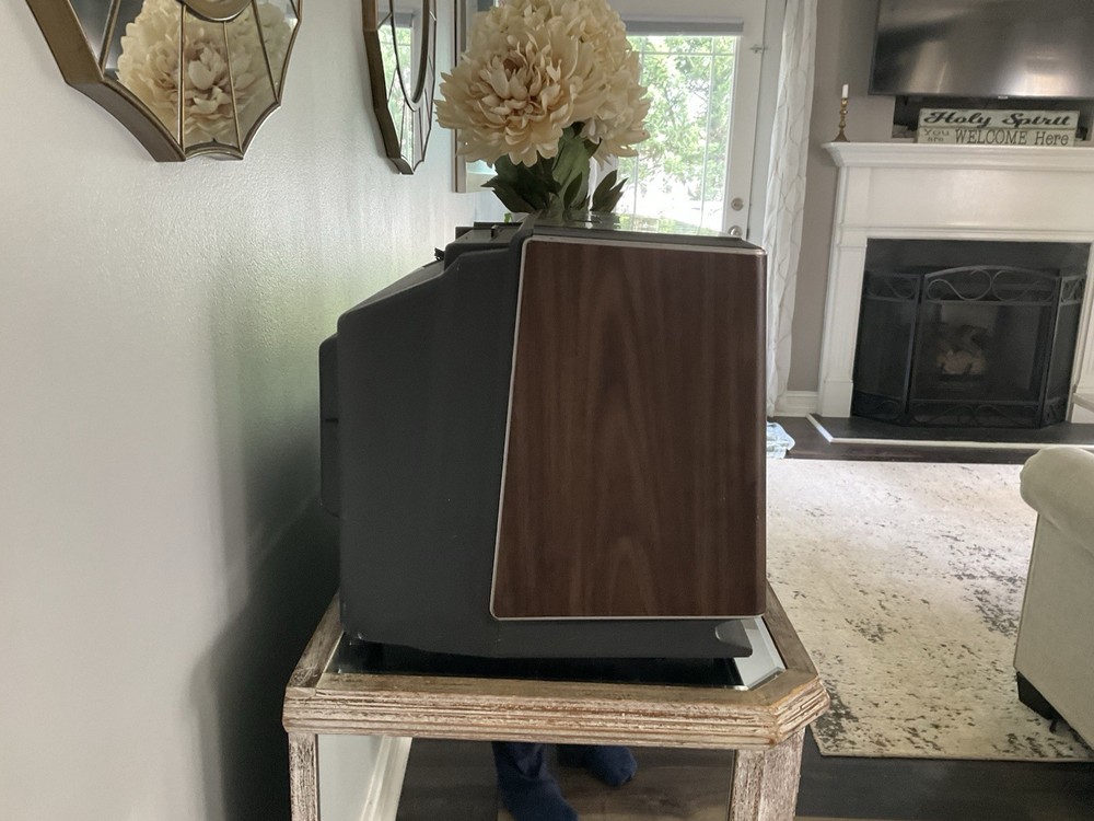 Zenith System 3 Vintage Television Set Brown Analog Controls