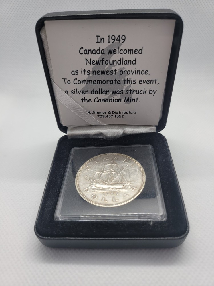 1949 Canada Silver Dollar – Newfoundland Confederation