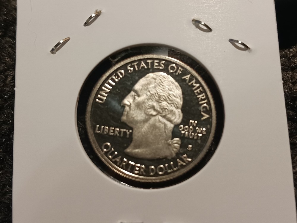 2002-S & 2009-S State proof Quarter clad
