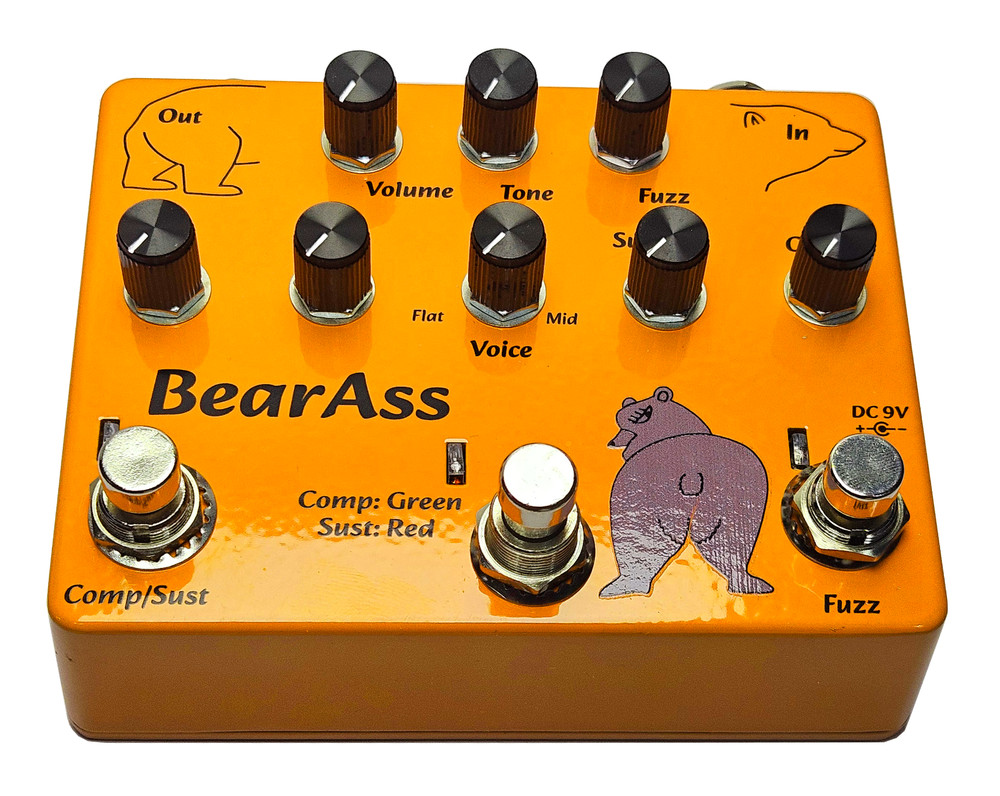 LiberaTone BearAss Fuzz+Compressor+Sustainner