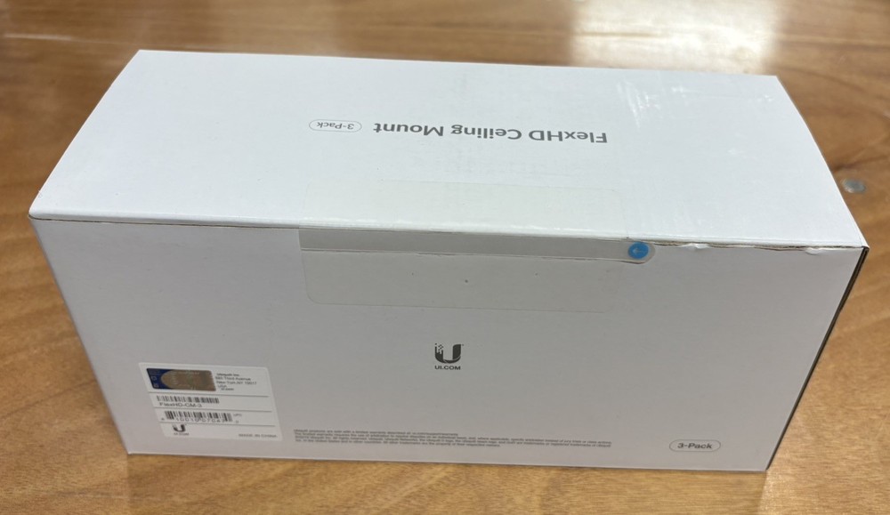 Ubiquiti Access Point FlexHD Ceiling Mount, 3-pack, White | FLEXHD-CM-3 ~ NEW