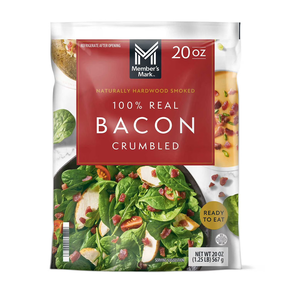 3 Pack - Member'S Mark Real Crumbled Bacon, 20 Oz.