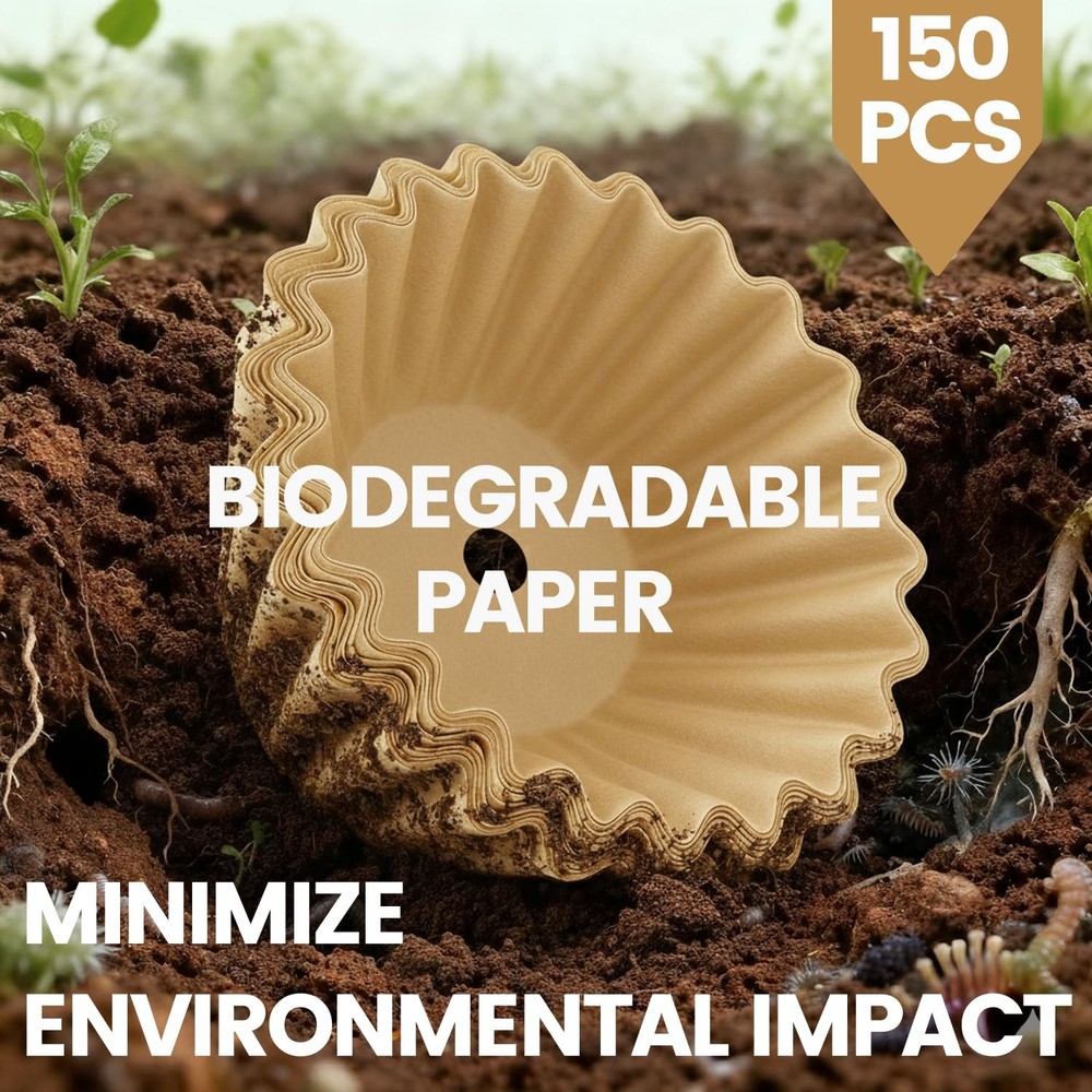MIMORE Coffee Filters - 150 PCS Percolator for Large