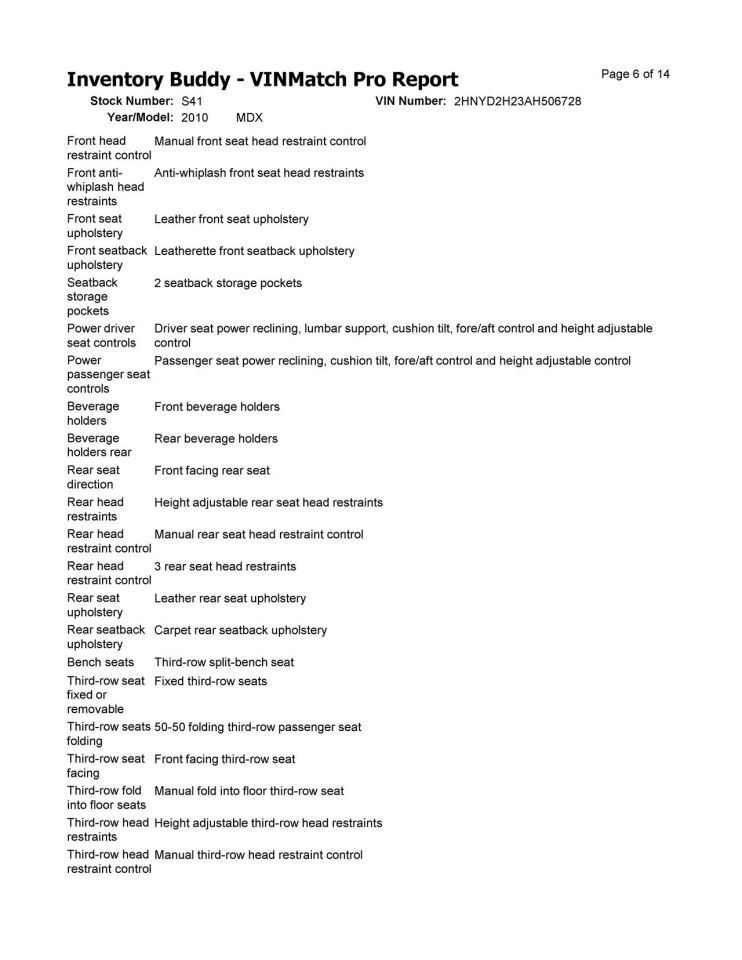 MDX 2010 Transmission Shift 1113660