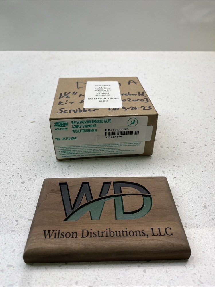 RK112-600XL Zurn Wilkins Repair Kit For Water Pressure Reducing Valve& Regulator