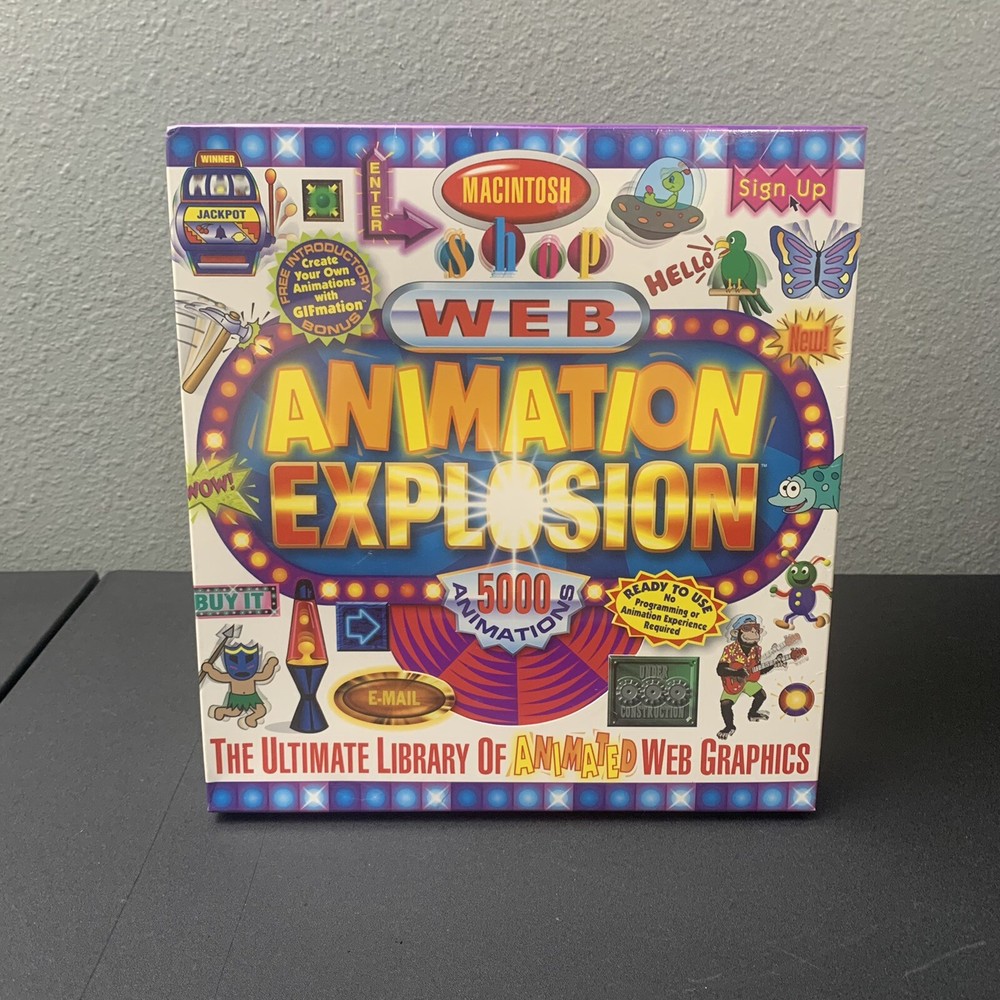 Nova Development - NOS 1997 Macintosh Web Animation Explosion 5000 Animations