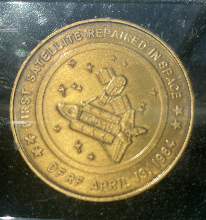 41-C Challenger Commemorative Coin. April, 1984 With Case