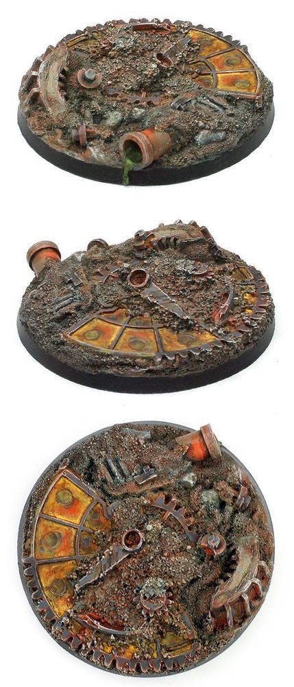 60MM RESIN BASES SCRAP YARD WARHAMMER 40K