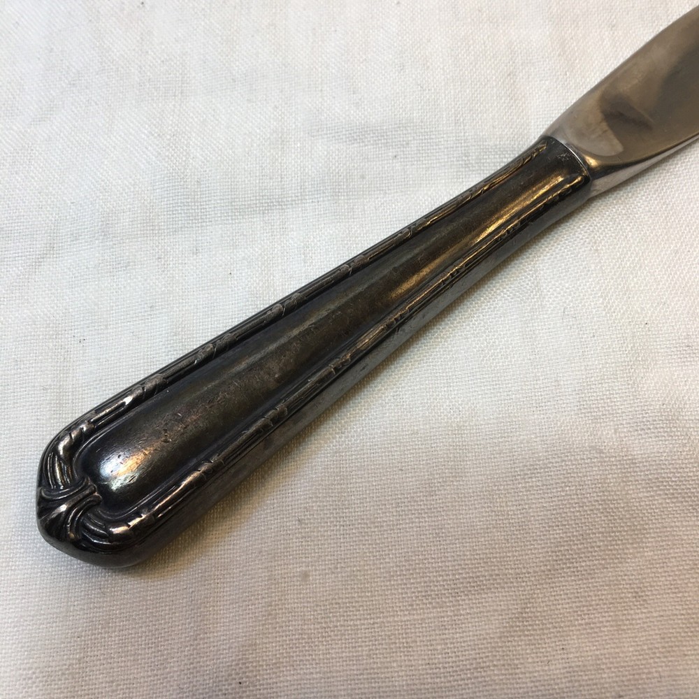 Vintage Silverplate Knife Monogrammed B Unknown Pattern
