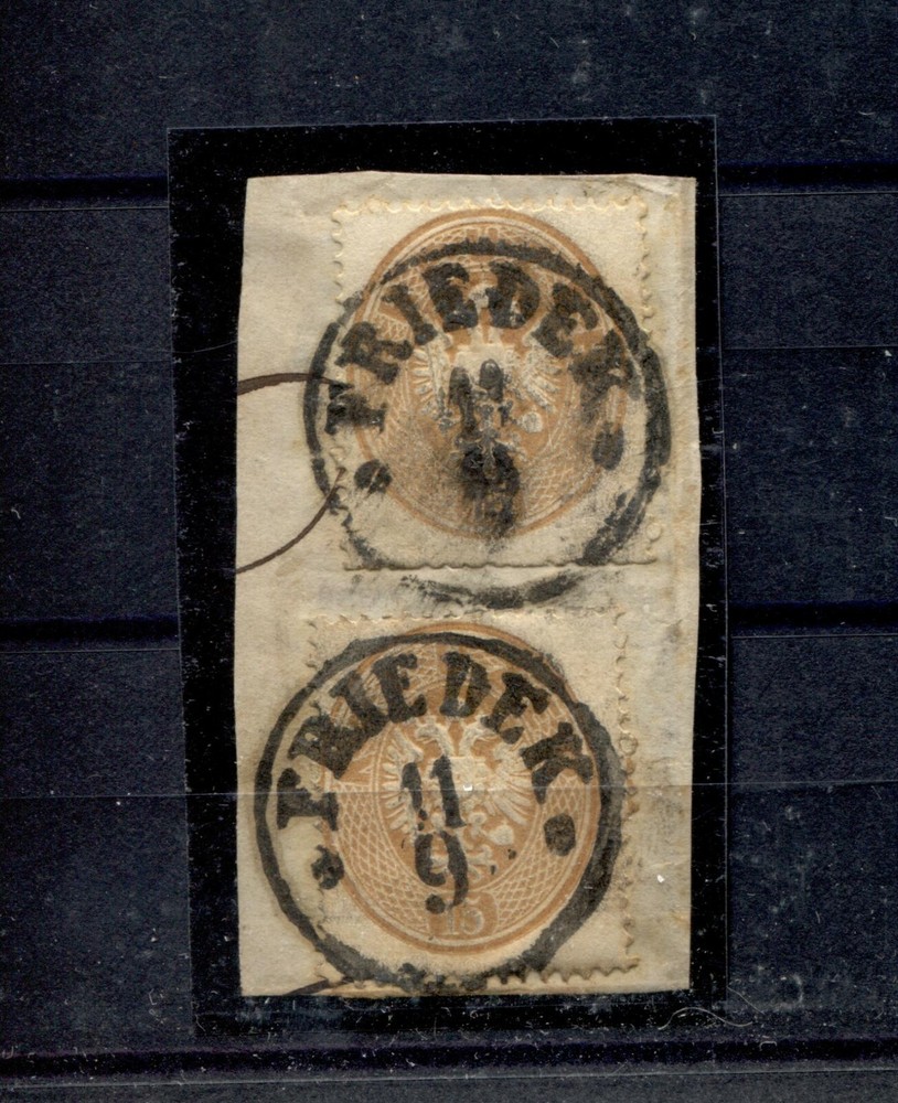 Austria - " Friedek " Per Clear On 2 Times 15 Kr (#7806)