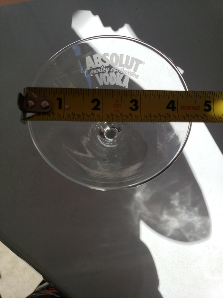 Absolut Vodka Martini Glass
