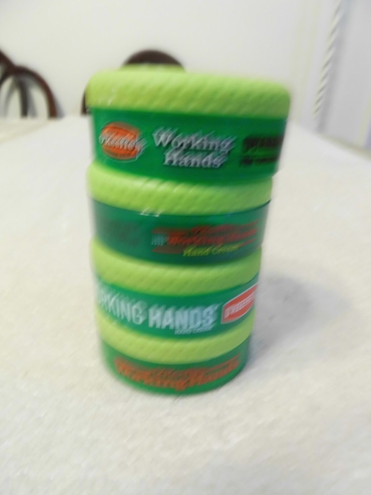 4 Empty O'Keeffe's Working Hands Hand Cream Containers-Good For Crafting Storage