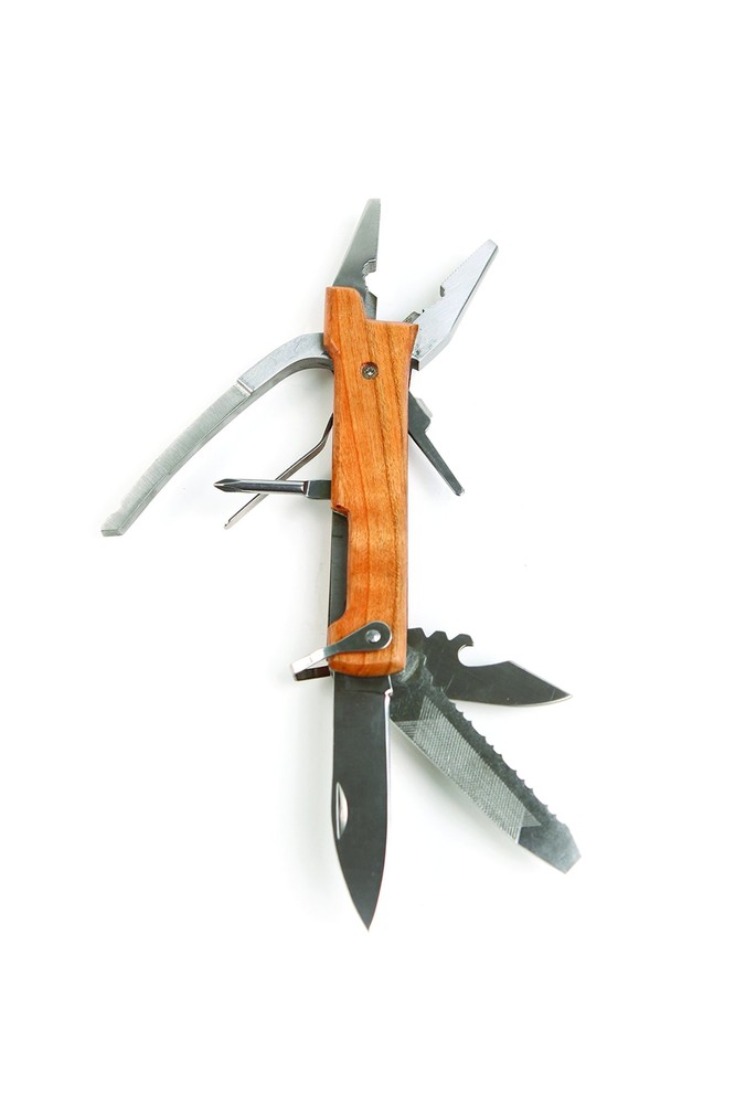 CD504 Wooden Plier Multi-Tool
