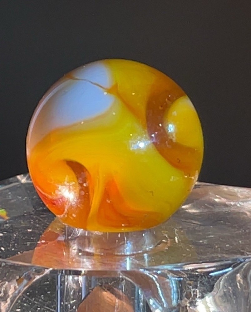AKRO AGATE CORKSCREW Egg Yoke Shooter MARBLE