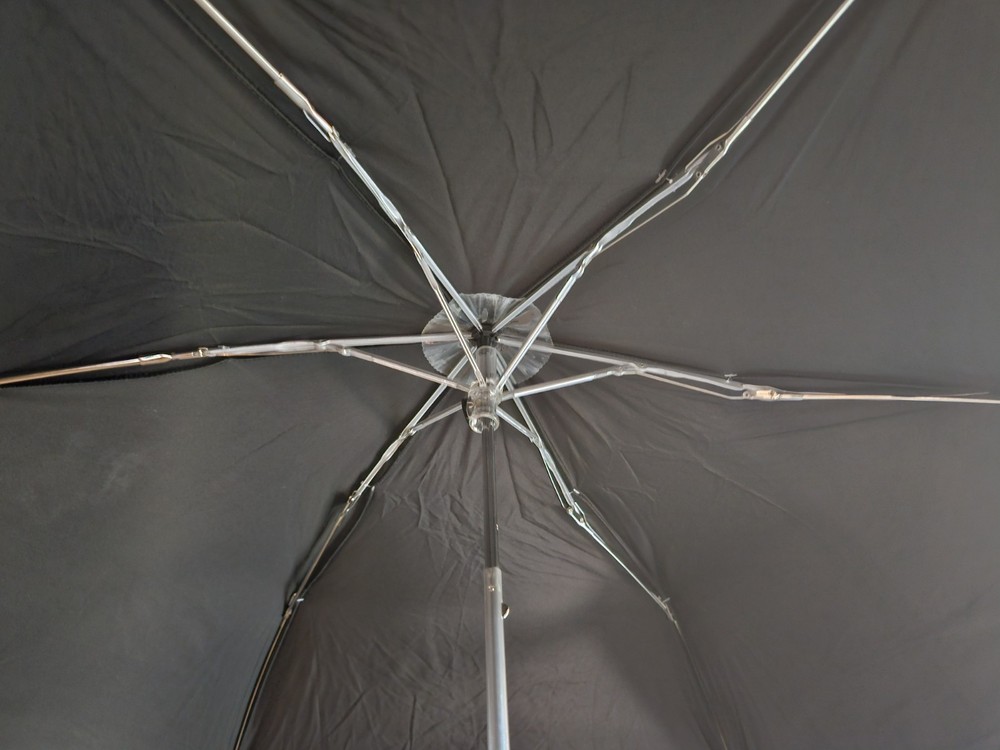 Longchamp X D'Heygere Black Umbrella With Strap