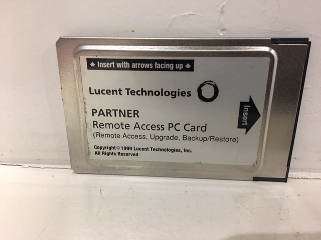 Refurbished Avaya Partner Remote Access PC Card - Remote Access, Upgrade, Back