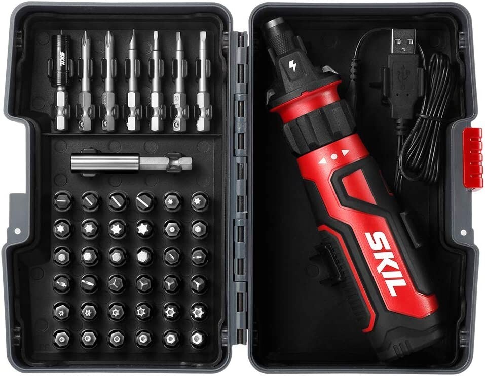 Skil USB Rechargeable 4V Cordless Screwdriver w/ Circuit Sensor Technology + Bit