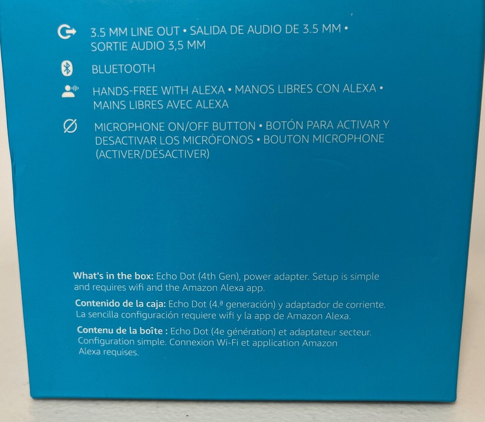 Amazon Echo Dot 4th Gen Generation Smart speaker Alexa Twilight Blue 2020 NEW