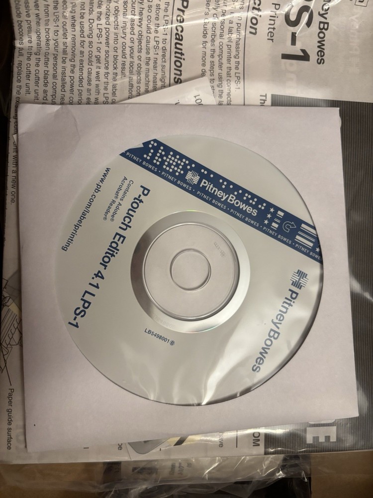 *New in Box* PITNEY BOWES LPS-1 Label Printer