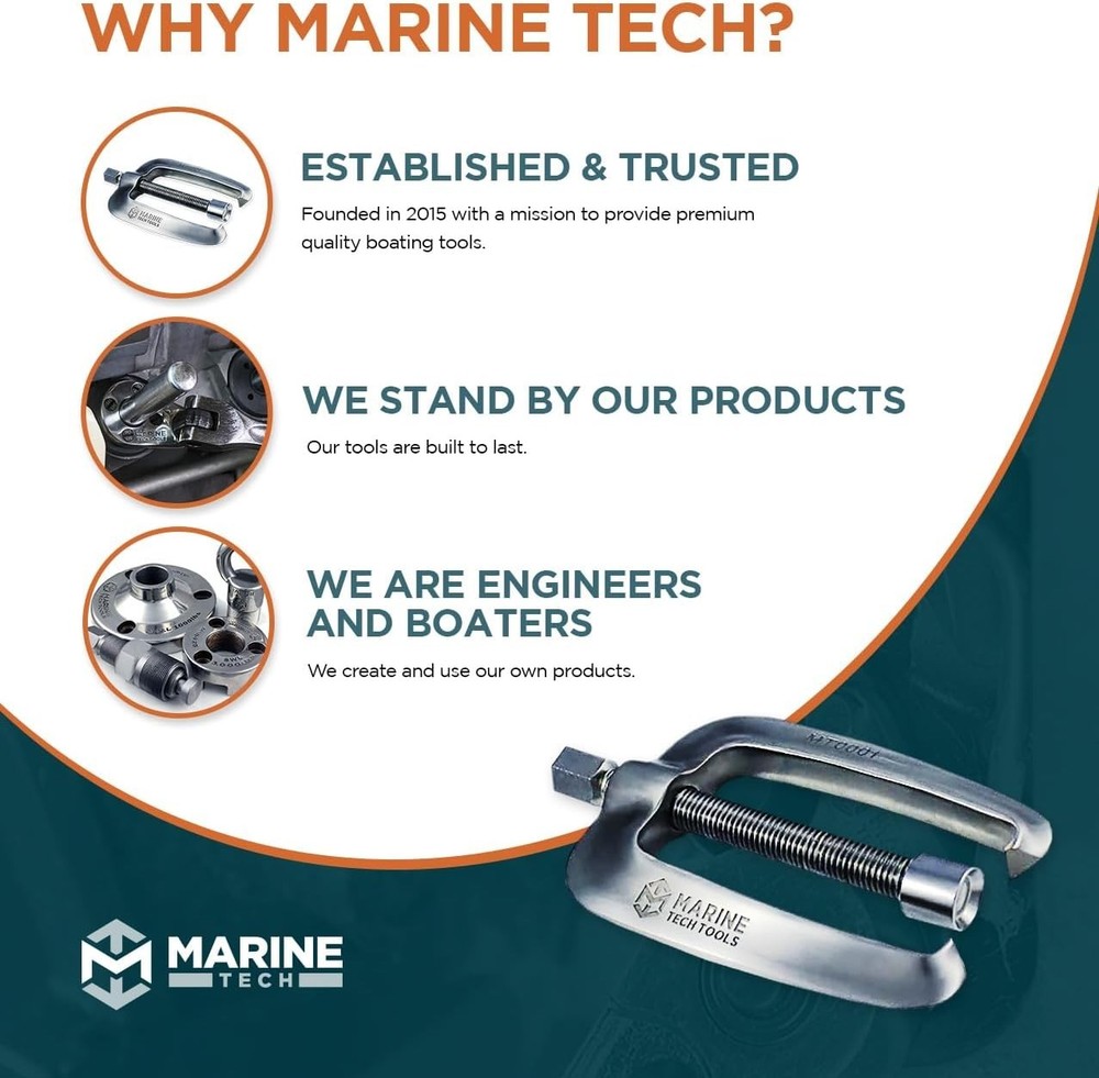 Durable Hydraulic Steering Support Puller for Easy Uflex & SeaStar Removal