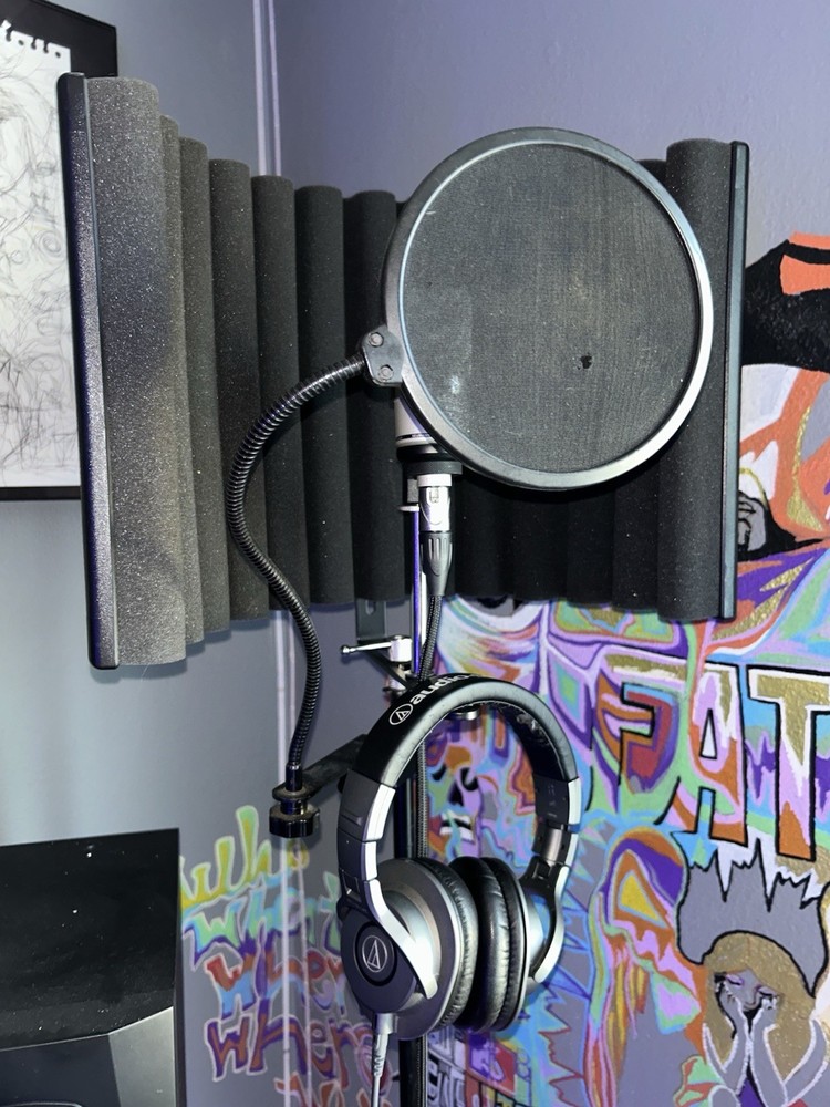 Neumann Microphone & Audio-Technica Headphones Studio Package w/ Pop Filter