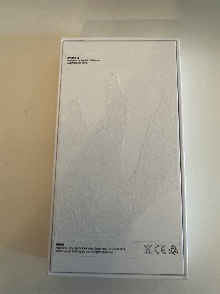 Empty Apple iPhone 13 Box - EMPTY BOX ONLY