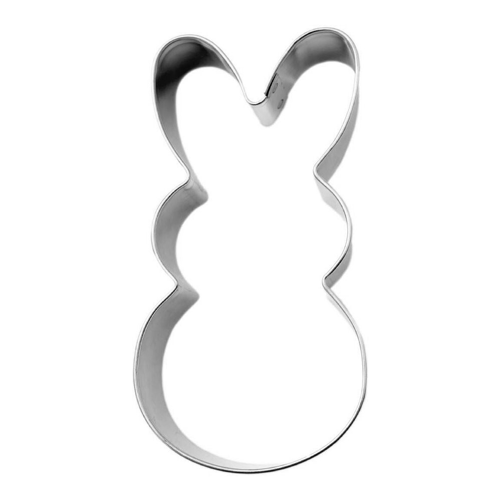 Easter Marshmallow Bunny Rabbit Cookie Cutter 4" Metal