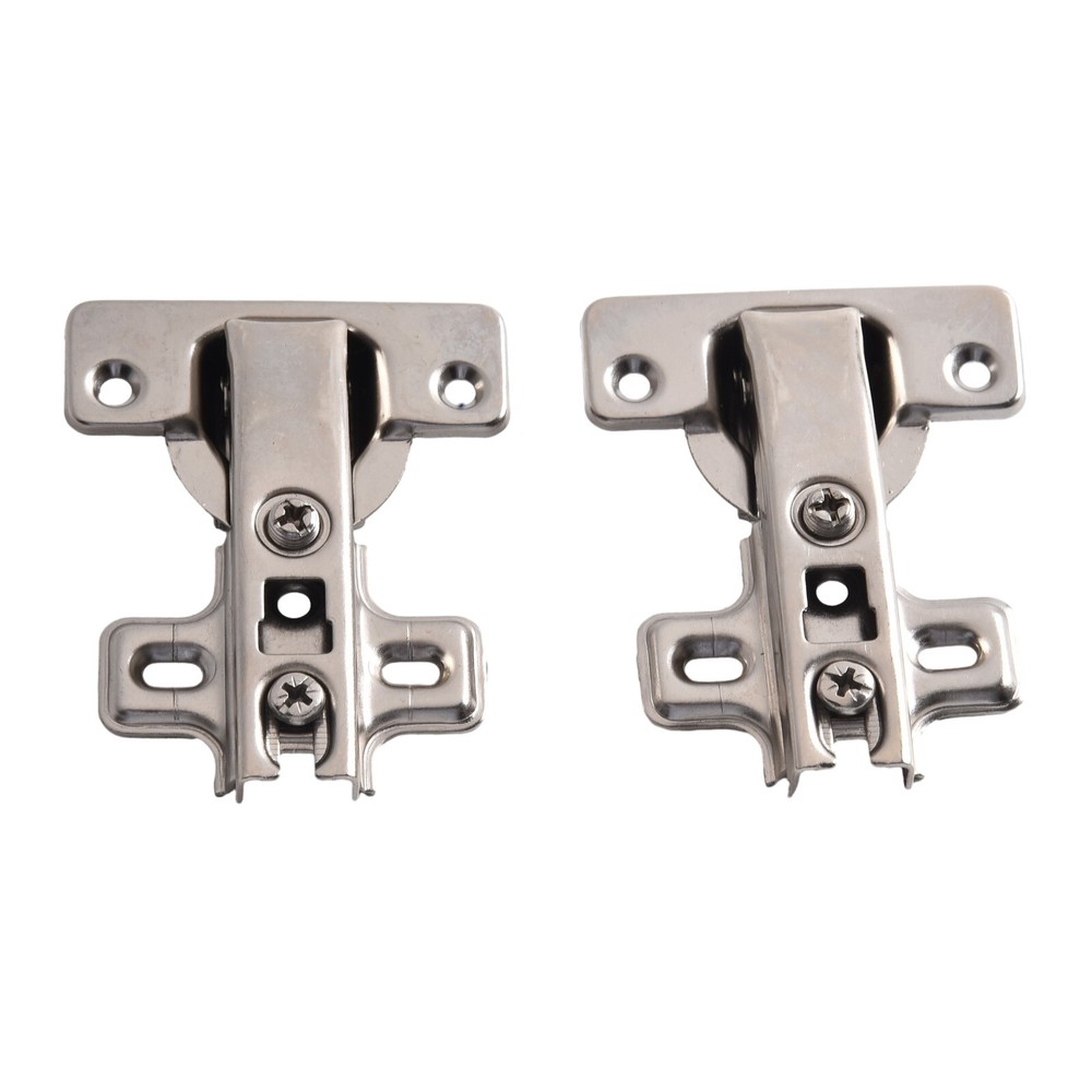 2 Pcs/Set 90 Degree Kitchen Cabinet Cupboard Concealed Angular Corner Door Hinge