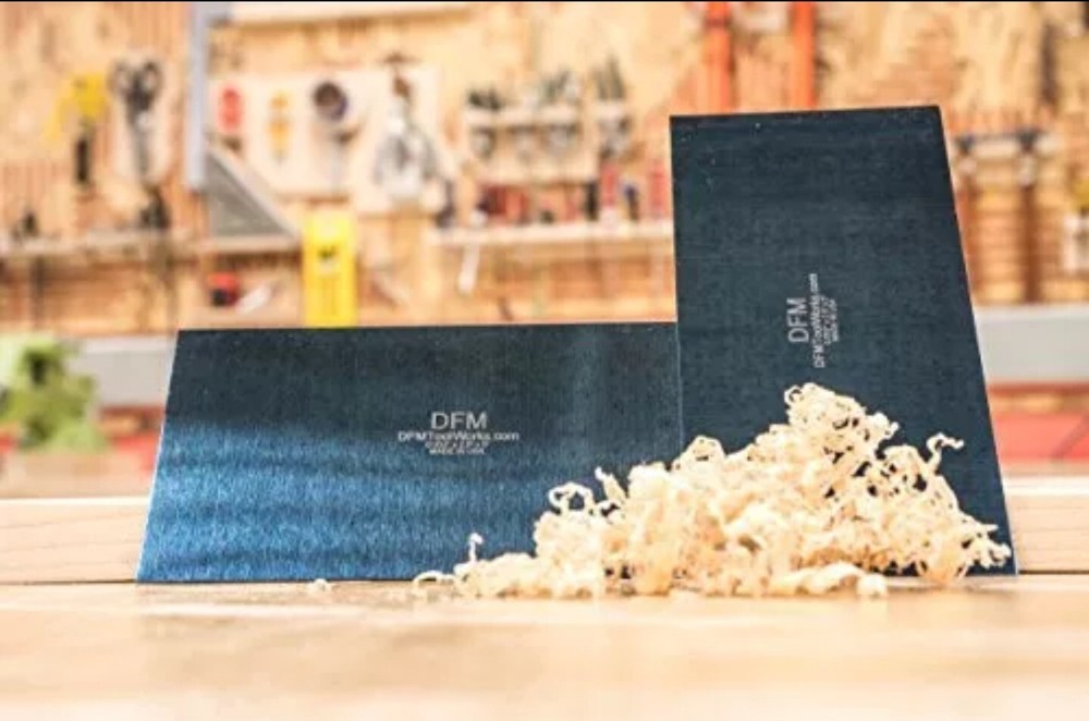 DFM Tool Works Rectangle Card Scraper - Precision Cabinet Multi-use Scraper f...