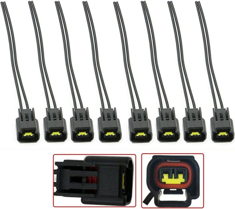 8 Pack Ford Ignition Coil Connector Plug Harness - Compatible with Ford...