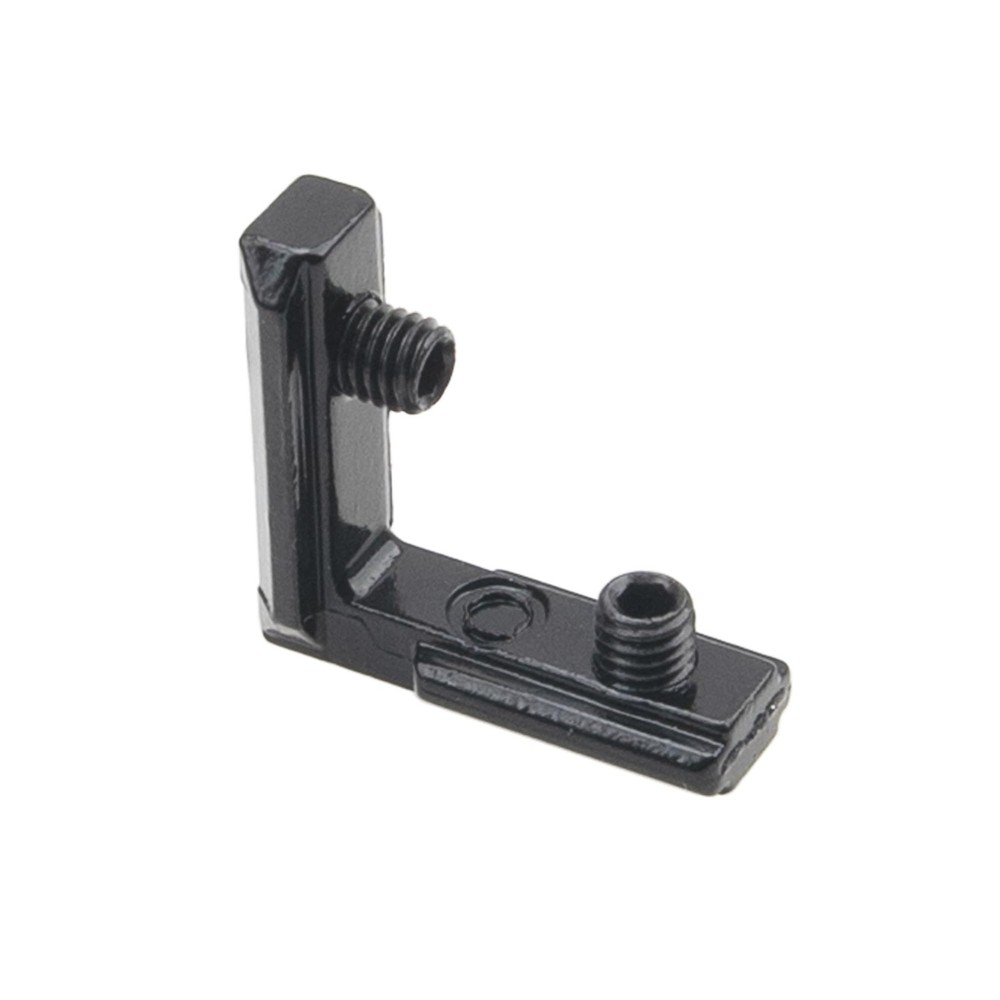 20 PCS L-Shape Interior Inside Corner Connector Joint Bracket 2020 Black
