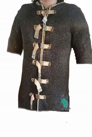 Chainmail shirt 10mm Flat riveted Rings Flat Washer Medieval opened chainmail