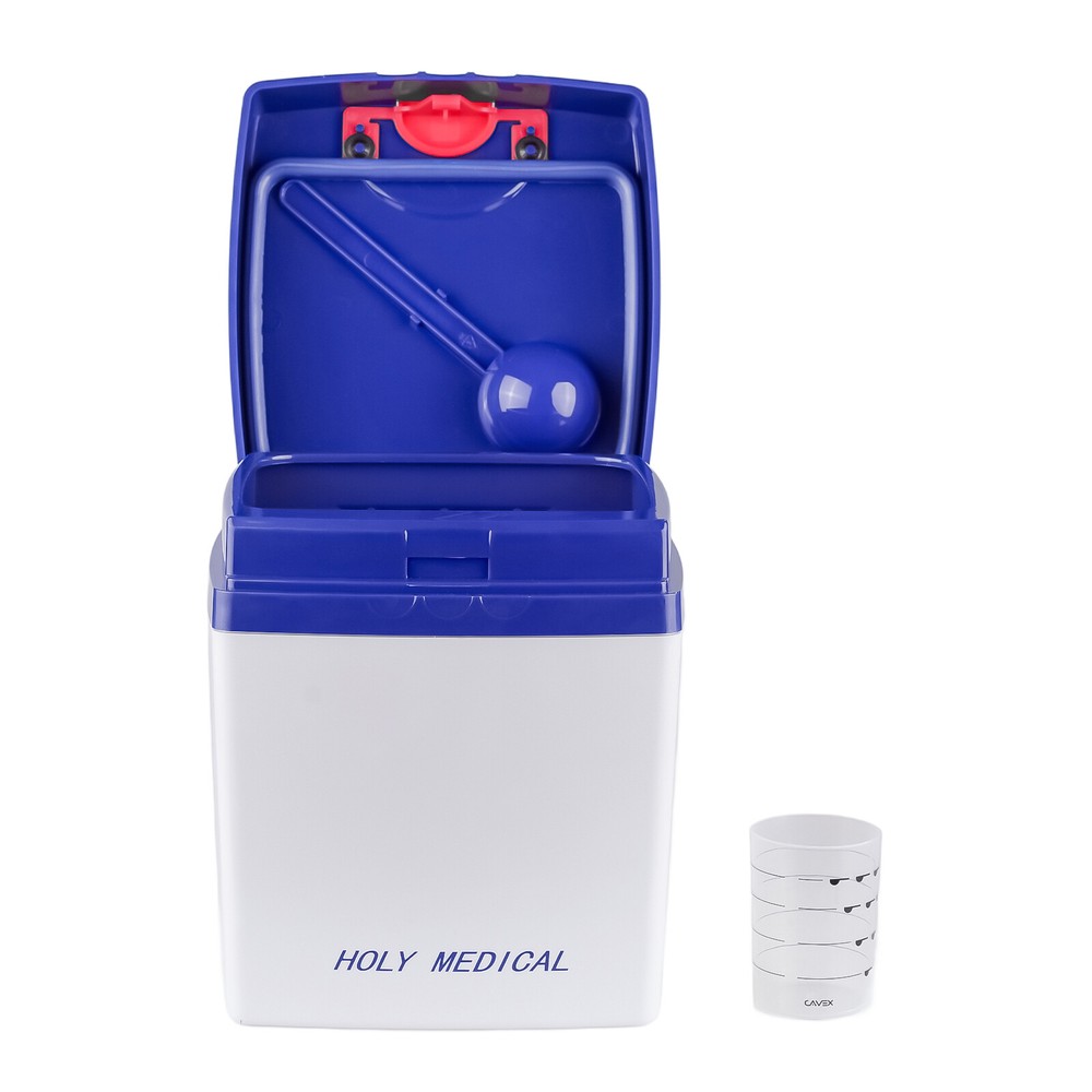 Dental Alginate Mixer Impression Materials Moisture Proof Box Plastic Container