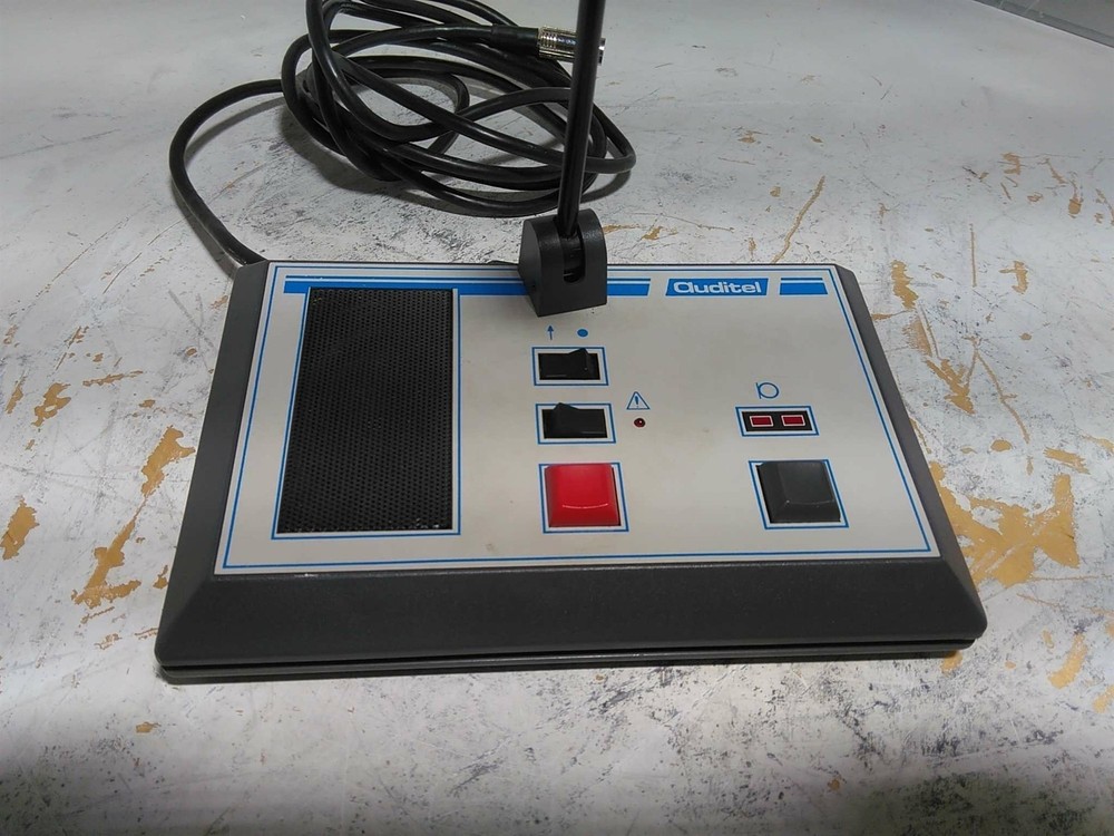 Defective Auditel SCM-2 Discussion Unit Red Button AS-IS